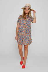 LAURENLY – Liberty Tunic 3/4 Sleeves Flared Cut – Women – Margaret Annie 037A